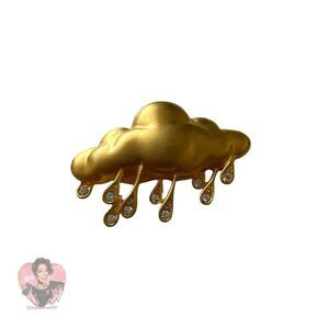 VINTAGE J.J. Jonette Rain Cloud Pin